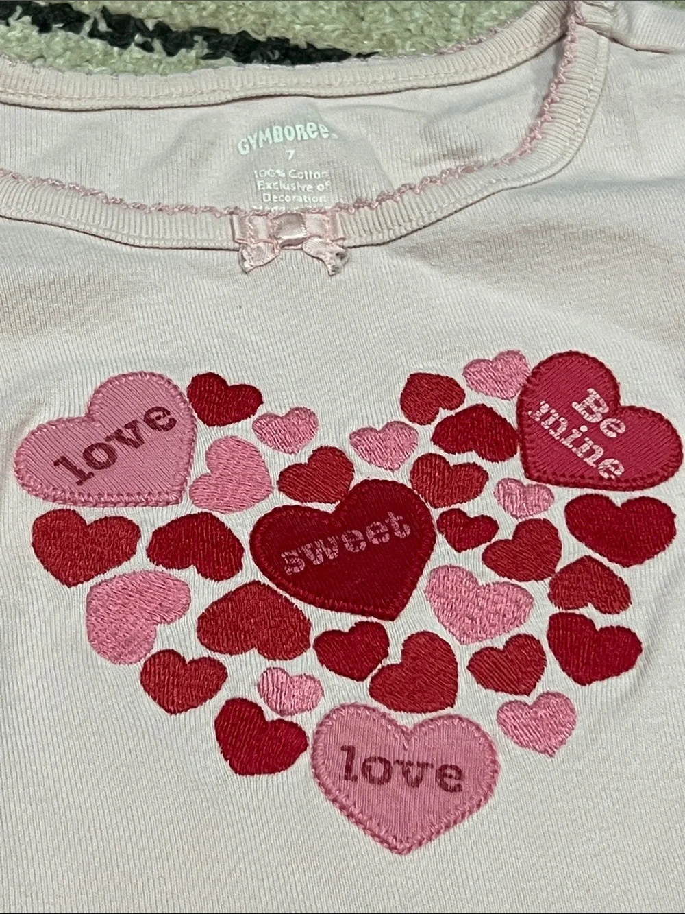 Gymboree valentines pj set